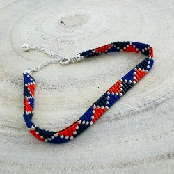 Woven No.10 - Bl/Orange