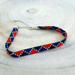 Woven No.10 - Bl/Orange