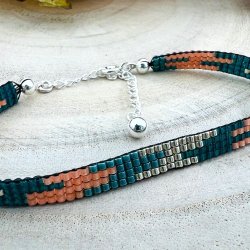 Woven No.8 - Grn/slv