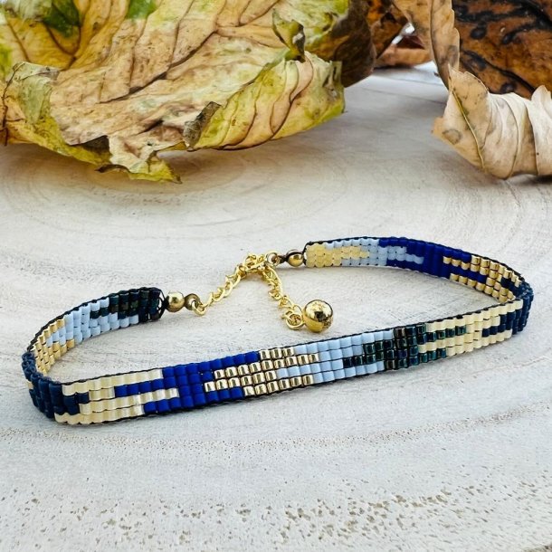 Woven No.9 - Bl/Gylden