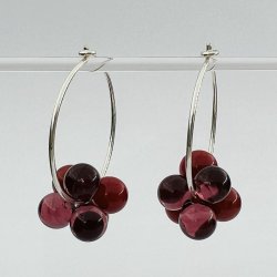 Clover Mix Hoop - Ametyst/Scarlet