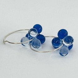 Clover Mix Hoop - Azure/Almost Not Blue