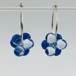 Clover Mix Hoop - Azure/Almost Not Blue