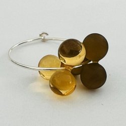 Clover Mix Hoop - Banana/Amber