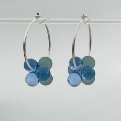 Clover Mix Hoop - Light Blue/Storm