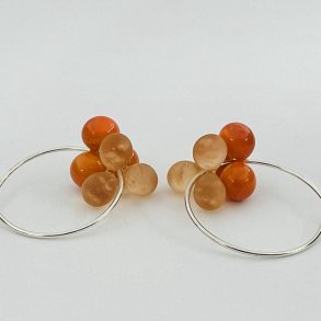 Clover Mix Hoop - Peach/Squash