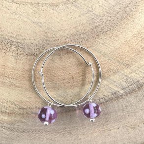 Globe Hoop - Lilac Dot