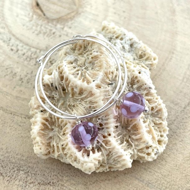 Globe Hoop - Lilac Dot