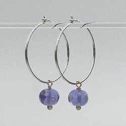 Globe Hoop - Popping Lavender Dot
