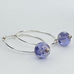 Globe Hoop - Popping Lavender Dot