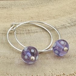Globe Hoop - Popping Lavender Dot