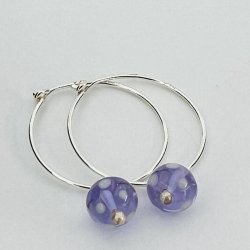 Globe Hoop - Popping Lavender Dot