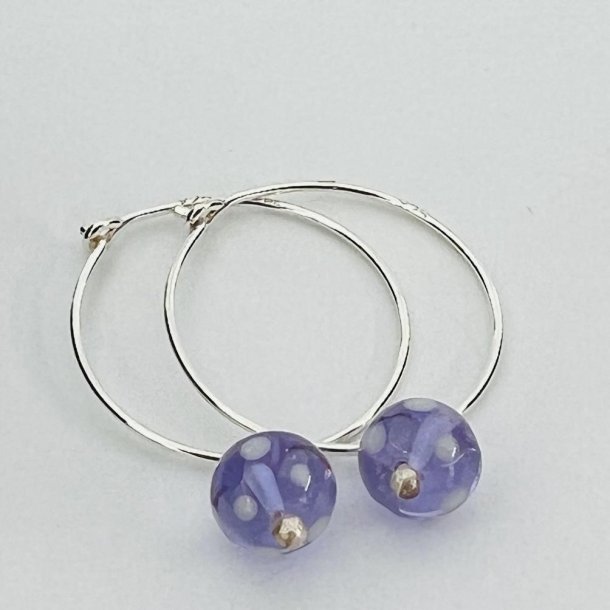 Globe Hoop - Popping Lavender Dot